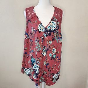 Sleeveless top, 1X